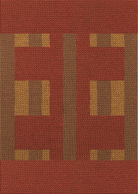 Machine Washable Transitional Mahogany Brown Rug, wshpat3529org
