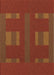 Machine Washable Transitional Mahogany Brown Rug, wshpat3529org