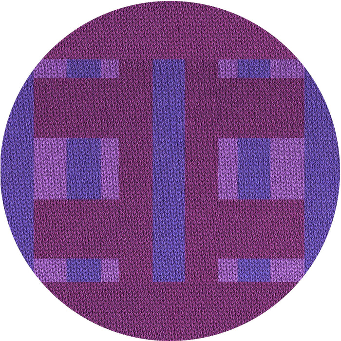 Square Machine Washable Transitional Dark Magenta Purple Rug in a Living Room, wshpat3529pur