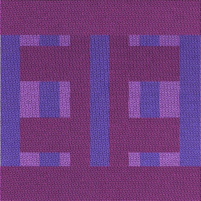 Round Machine Washable Transitional Dark Magenta Purple Rug, wshpat3529pur