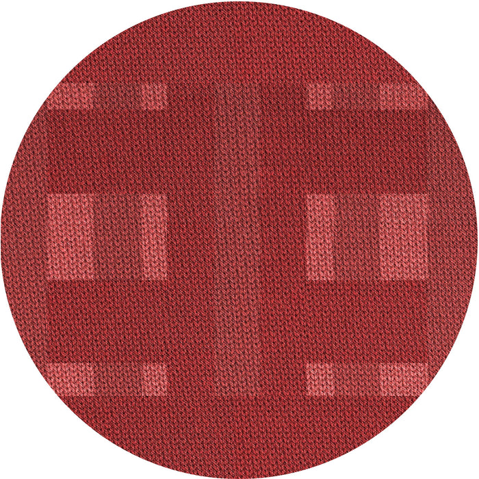 Square Machine Washable Transitional Tomato Red Rug in a Living Room, wshpat3529rd