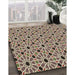 Machine Washable Transitional Sepia Brown Rug in a Family Room, wshpat353brn