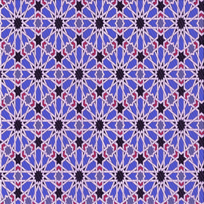 Round Patterned Amethyst Purple Rug, pat353pur