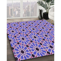 Patterned Amethyst Purple Rug, pat353pur