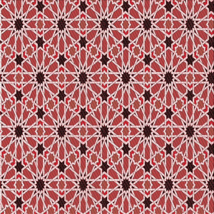 Round Patterned Pastel Pink Rug, pat353rd