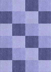 Machine Washable Transitional Slate Blue Rug, wshpat3530blu