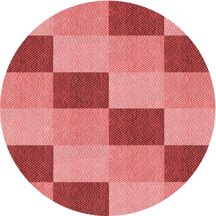 Square Machine Washable Transitional Red Rug in a Living Room, wshpat3530rd