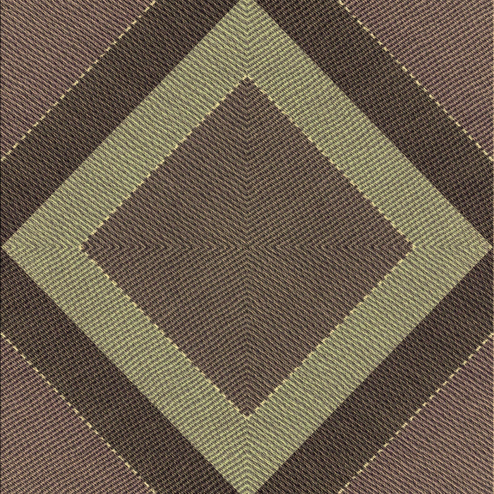 Machine Washable Transitional Chocolate Brown Rug, wshpat3531brn