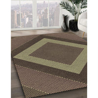 Patterned Milk Chocolate Brown Rug, pat3531brn