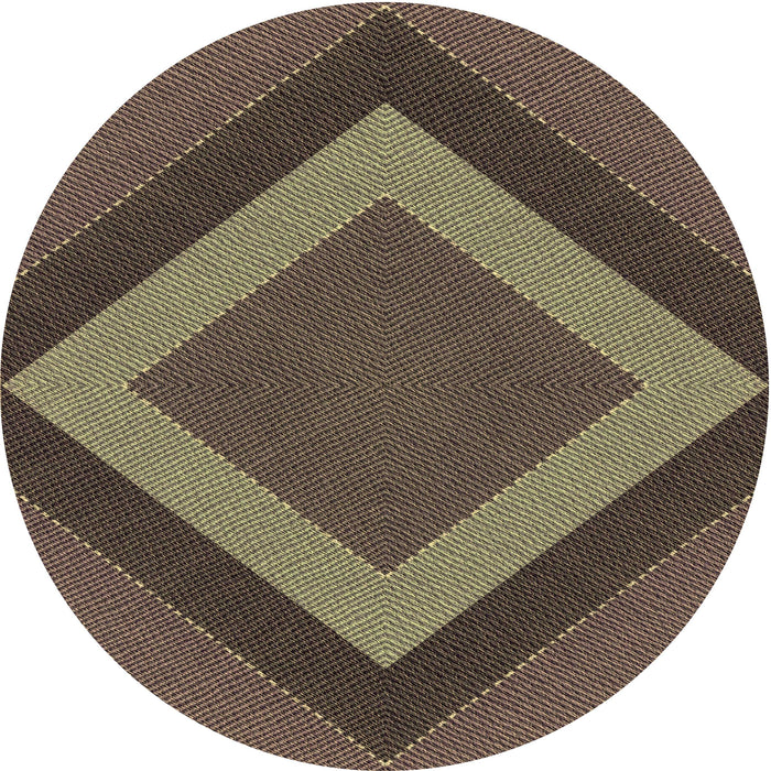 Square Machine Washable Transitional Chocolate Brown Rug in a Living Room, wshpat3531brn