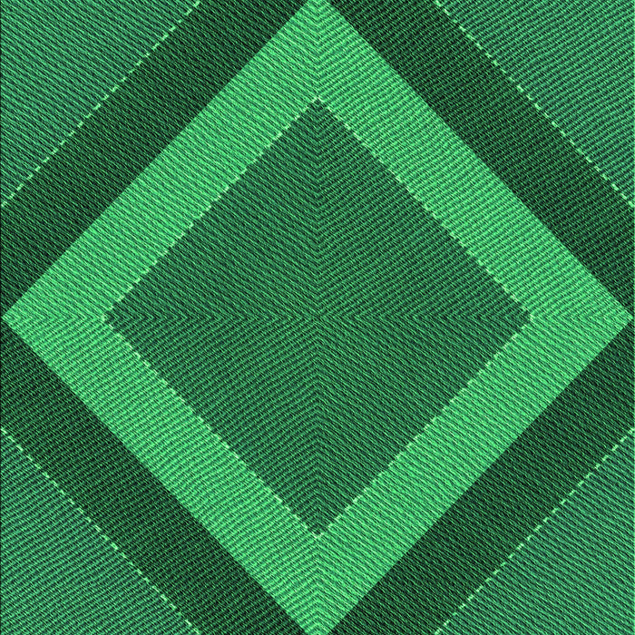 Patterned Deep Emerald Green Rug, pat3531grn
