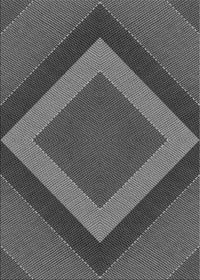 Machine Washable Transitional Dark Gray Black Rug, wshpat3531gry