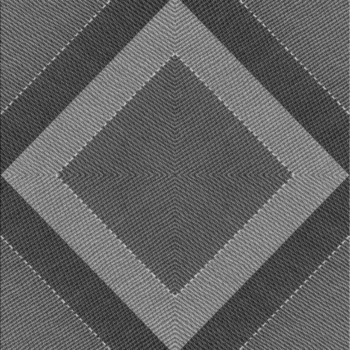 Machine Washable Transitional Dark Gray Black Rug, wshpat3531gry