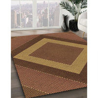 Patterned Orange Rug, pat3531org