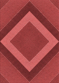 Machine Washable Transitional Tomato Red Rug, wshpat3531rd