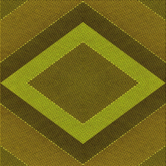 Round Patterned Brown Rug, pat3531yw