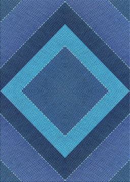 Patterned Blue Novelty Rug, pat3531