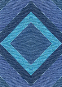 Machine Washable Transitional Blueberry Blue Rug, wshpat3531