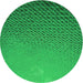 Square Patterned Neon Green Rug, pat3532grn