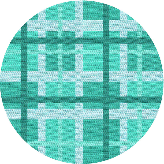 Square Machine Washable Transitional Light Sea Green Rug in a Living Room, wshpat3533lblu