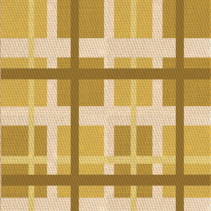 Patterned Chrome Gold Yellow Rug, pat3533org