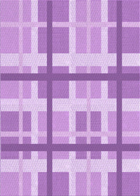 Machine Washable Transitional Purple Rug, wshpat3533pur