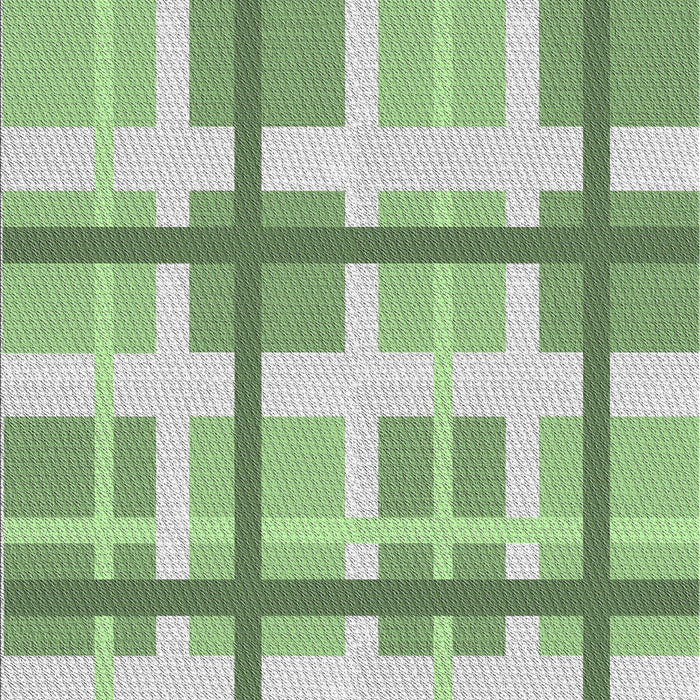 Machine Washable Transitional Green Rug, wshpat3533