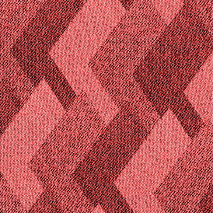 Patterned Red Rug, pat3534rd