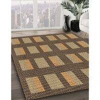 Patterned Bronze Brown Rug, pat3535brn