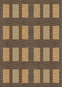 Machine Washable Transitional Bronze Brown Rug, wshpat3535brn