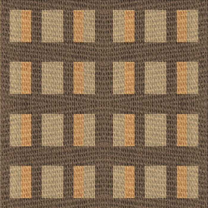 Round Machine Washable Transitional Bronze Brown Rug, wshpat3535brn
