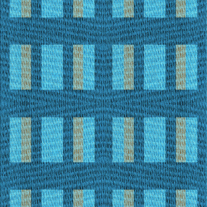 Machine Washable Transitional Blue Rug, wshpat3535lblu