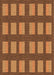 Machine Washable Transitional Saddle Brown Rug, wshpat3535org