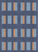 Machine Washable Transitional Dark Blue Grey Blue Rug, wshpat3535