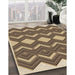 Machine Washable Transitional Sandy Brown Rug in a Family Room, wshpat3536brn