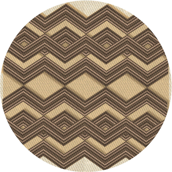 Square Machine Washable Transitional Sandy Brown Rug in a Living Room, wshpat3536brn