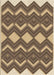 Patterned Sandy Brown Rug, pat3536brn