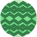 Square Patterned Green Rug, pat3536grn