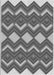 Patterned Cloud Gray Rug, pat3536gry