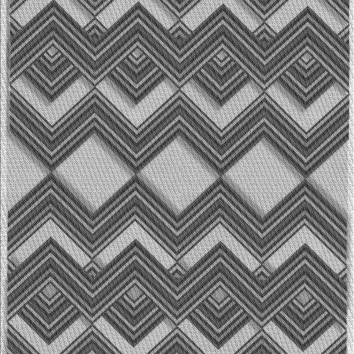 Patterned Cloud Gray Rug, pat3536gry