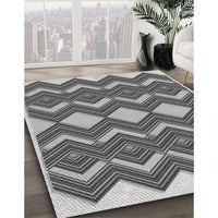 Patterned Cloud Gray Rug, pat3536gry