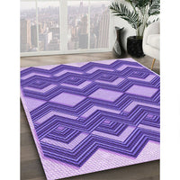 Patterned Amethyst Purple Rug, pat3536pur