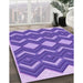 Patterned Amethyst Purple Rug in Family Room, pat3536pur