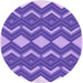 Square Patterned Amethyst Purple Rug, pat3536pur