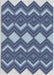 Machine Washable Transitional Blue Rug, wshpat3536