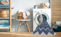 Machine Washable Transitional Blue Rug in a Washing Machine, wshpat3536