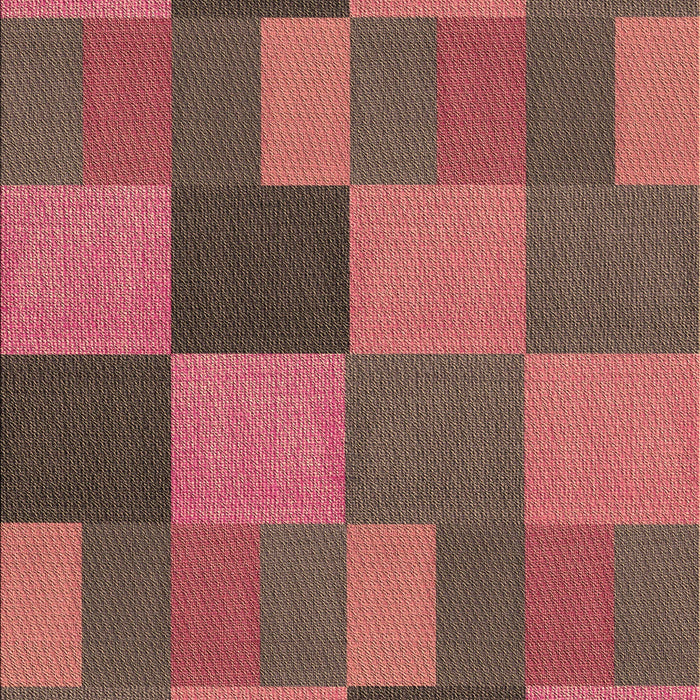 Machine Washable Transitional Copper Red Pink Rug, wshpat3537brn