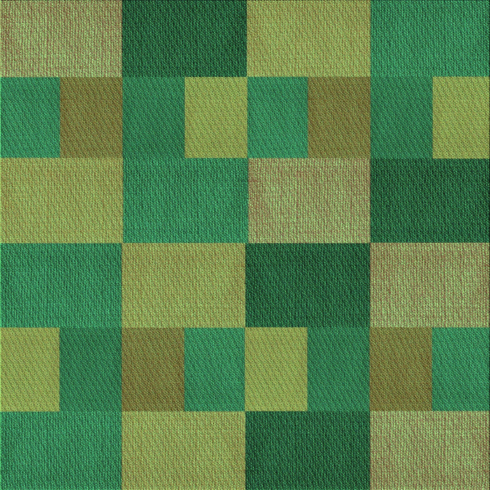 Round Patterned Apple Green Rug, pat3537grn