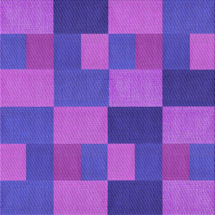 Round Patterned Neon Purple Rug, pat3537pur