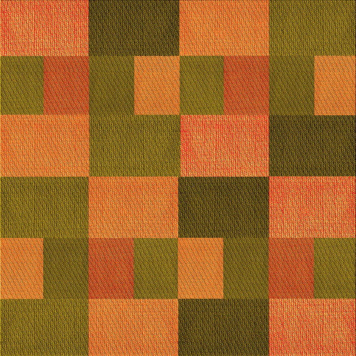 Round Patterned Mahogany Brown Rug, pat3537yw